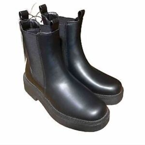 A New Day Women's Demi Chelsea Boots with Memory Foam Insole  Black Size 6.5